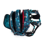 Obrázok z Bagmaster LUMI 24 E veľká školská súprava pre prvákov - kocka empire modrá 23 l