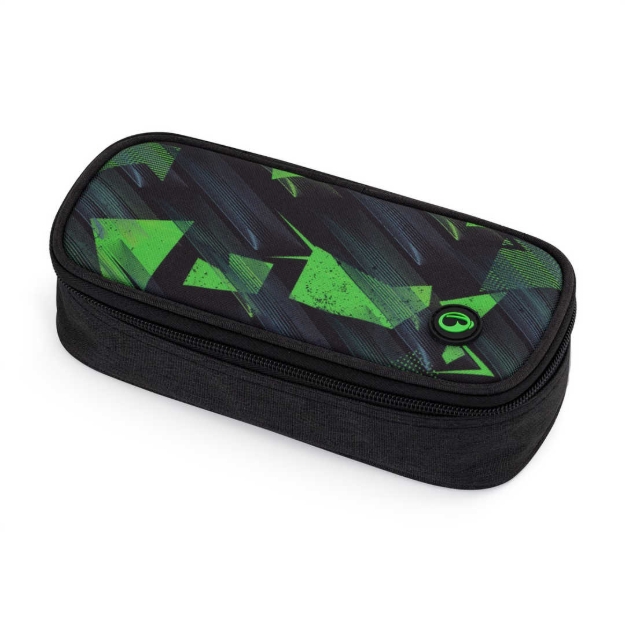 Obrázok z Bagmaster PORTO 24 A školský peračník - čierno-zelený zelený