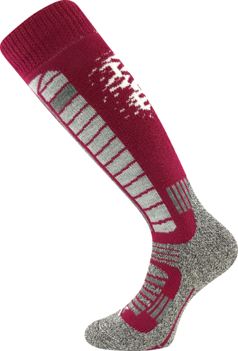 Obrázok z VOXX® lyžiarske ponožky Carving blackberry 1 pár