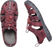 Obrázok z KEEN Clearwater CNX Leather W Dámske sandále wine/red dahlia