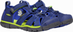 Obrázok z KEEN Seacamp II CNX Children Detské sandále blue depths/chartreuse