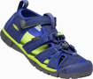 Obrázok z KEEN Seacamp II CNX Children Detské sandále blue depths/chartreuse