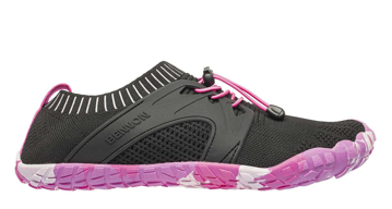 Obrázok z BOSKY Black/pink Barefoot Voľnočasová obuv
