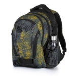 Obrázok z Bagmaster BAG 21 C studentský batoh - khaki zelený Černá 30 l
