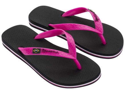 Obrázok z Ipanema Classic Brasil II 80408-AR828 Dámske žabky čierno / ružové