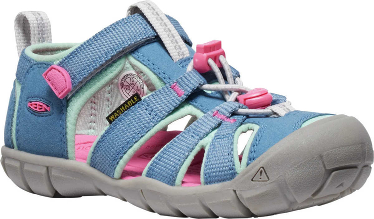 Obrázok z KEEN Seacamp II CNX Children Detské sandále coronet blue/hot pink