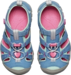 Obrázok z KEEN Seacamp II CNX Youth Detské sandále coronet blue/hot pink