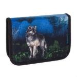 Obrázok z Bagmaster LUMI 24 F velký školní set pro prvňáčky – vlk Modrá 18 l