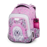 Obrázok z Bagmaster LUMI 24 G školní batoh – pejsek Růžová 18 l