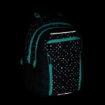 Obrázok z Bagmaster PORTO 24 A školní set – černo-tyrkysový Vícebarevná 18 l