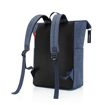 Obrázok z Reisenthel Rolltop Backpack Herringbone Dark Blue 22 L