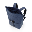 Obrázok z Reisenthel Rolltop Backpack Herringbone Dark Blue 22 L