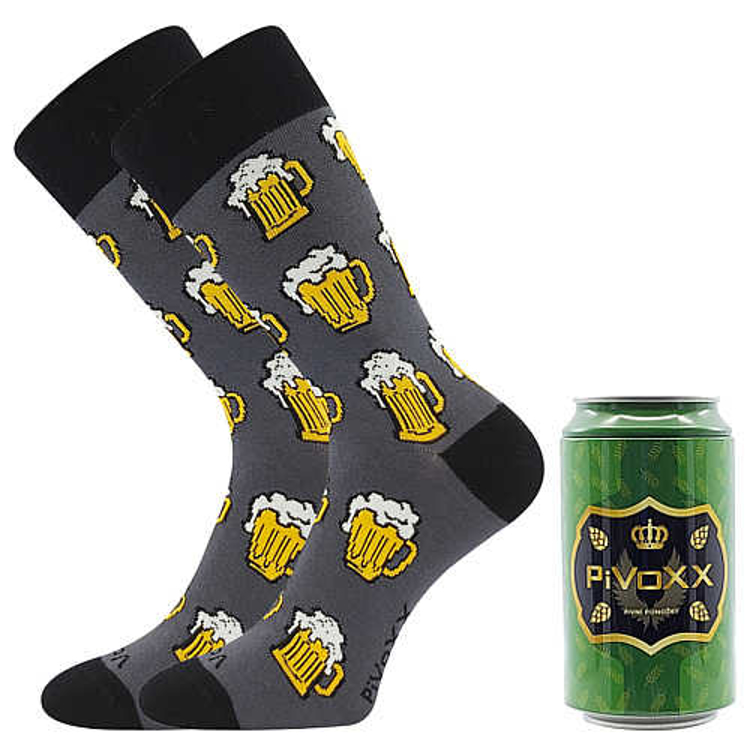 Obrázok z VOXX® ponožky PiVoXX + plechovka navíc vzor A + plechovka 1 pár