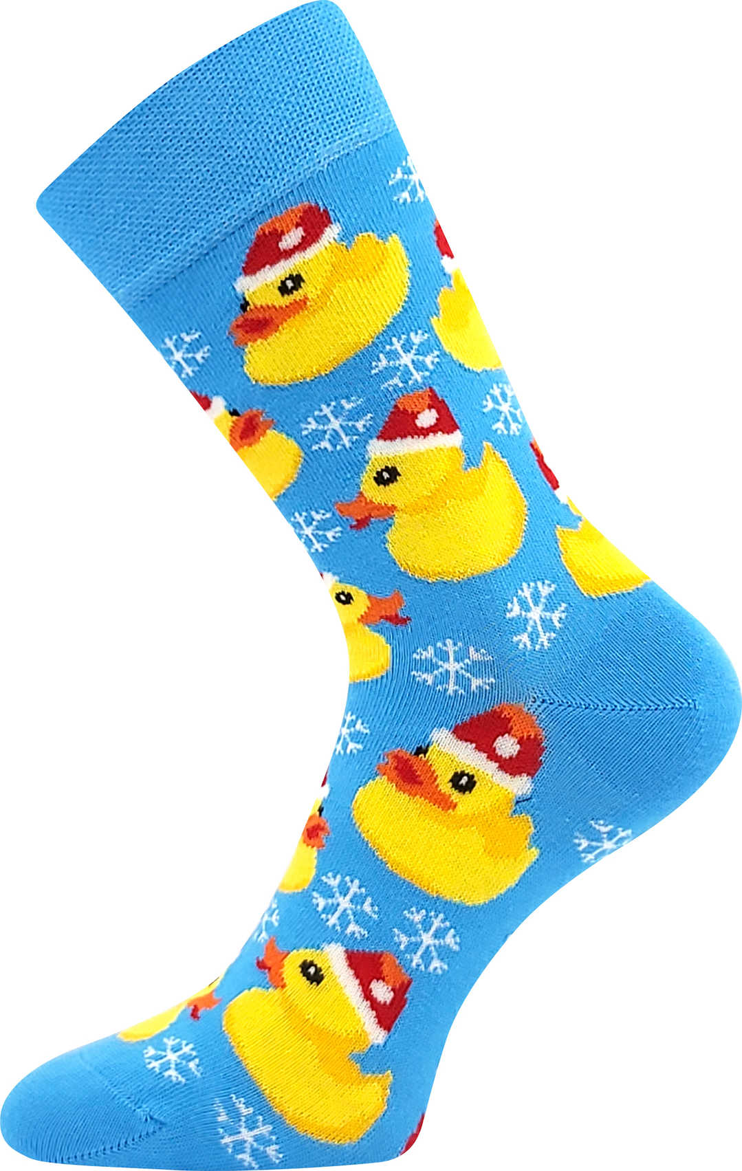 LONKA Ponožky slabé vánoční DAMER obrázkové s KAČENKAMI (3 páry) 39-42 124873