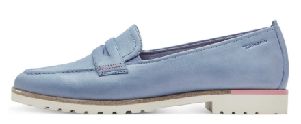 Obrázok z Tamaris 1-24228-44-880 Dámske mokasíny modré