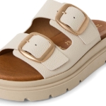 Obrázok z Tamaris 1-27239-42-413 Dámske šľapky béžové