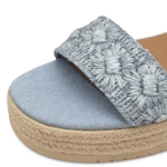 Obrázok z Tamaris 1-28059-44-880 Dámske sandále na kline modré