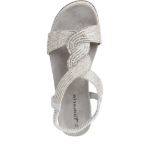 Obrázok z Tamaris 1-28200-44-948 Dámske sandále strieborné