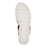 Obrázok z Tamaris 1-28202-42-117 Dámske sandále na kline biele