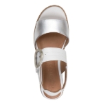 Obrázok z Tamaris 1-28206-42-171 Dámske sandále na kline biele