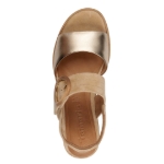 Obrázok z Tamaris 1-28206-42-445 Dámske sandále na kline hnedé