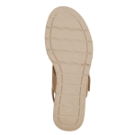 Obrázok z Tamaris 1-28206-42-445 Dámske sandále na kline hnedé