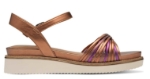 Obrázok z Tamaris 1-28218-44-964 Dámske sandále na kline copper