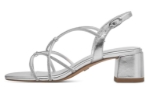 Obrázok z Tamaris 1-28236-42-941 Dámske sandále na podpätku strieborné