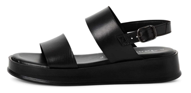 Obrázok z Tamaris 1-28238-42-001 Dámske sandále na kline čierne