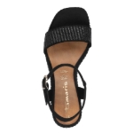 Obrázok z Tamaris 1-28311-44-001 Dámske sandále na podpätku čierne