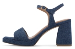Obrázok z Tamaris 1-28343-44-802 Dámske sandále na podpätku modré