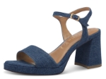 Obrázok z Tamaris 1-28343-44-802 Dámske sandále na podpätku modré