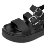 Obrázok z Tamaris 1-28401-44-001 Dámske sandále na podpätku čierne