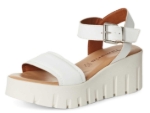Obrázok z Tamaris 1-28712-42-117 Dámske sandále na kline biele