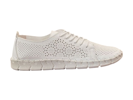 Obrázok z Wild 647051 White Dámska celokožená obuv