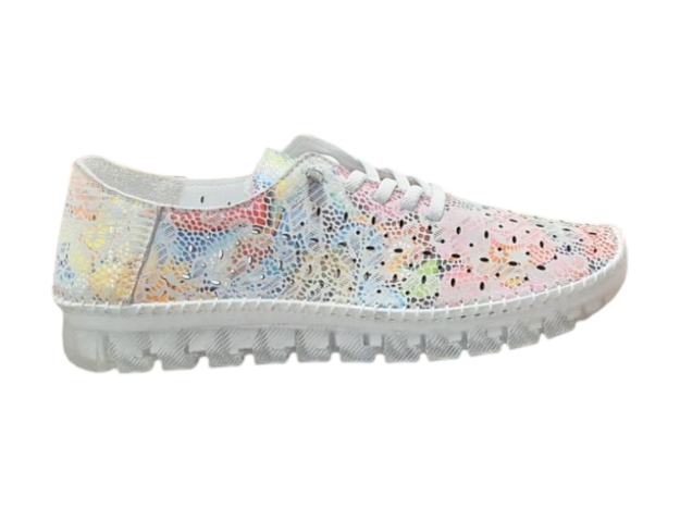 Obrázok z Wild 16694 Picasso white Dámska celokožená obuv