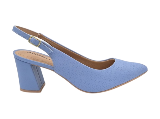 Obrázok z Piccadilly 745145-35 Dámske sandále na podpätku modré