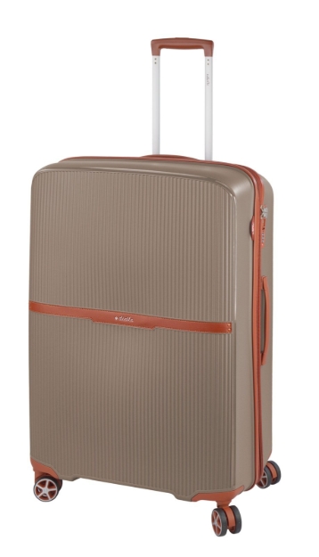 Obrázok z Cestovní kufr Dielle L PP STRIPE 190-76-60 hnědá 114 L