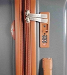 Obrázok z Cestovní kufr Dielle L PP STRIPE 190-76-60 hnědá 114 L