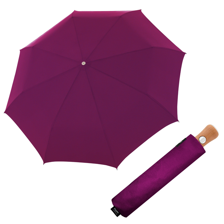 Obrázok z DOPPLER MANUFAKTUR Bellino Nickel matt Oxford - plně automatický luxusní deštník