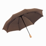 Obrázok z DOPPLER MANUFAKTUR Bellino Nickel matt Oxford - plně automatický luxusní deštník hnědá