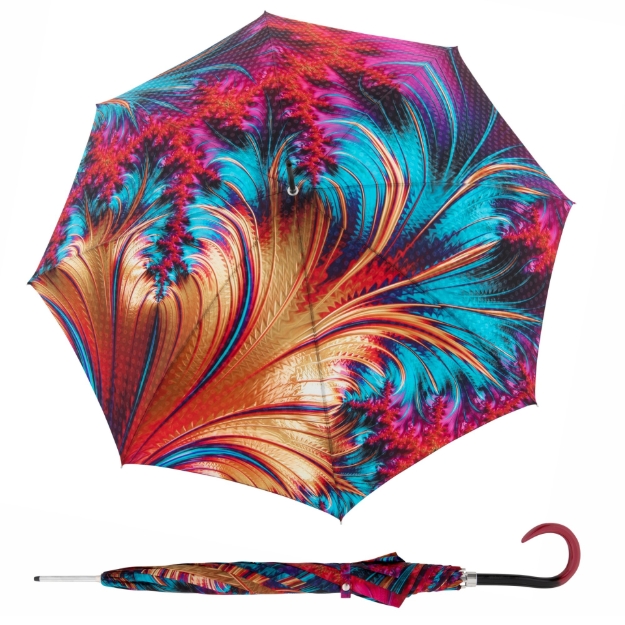 Obrázok z DOPPLER MANUFAKTUR Elegance Boheme Primavera - dámský luxusní deštník s potiskem