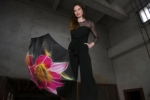 Obrázok z DOPPLER MANUFAKTUR Elegance Boheme Flora - dámský luxusní deštník s potiskem květů