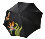 Obrázok z DOPPLER MANUFAKTUR Elegance Boheme Tropicale - dámský luxusní deštník s potiskem kolibřík