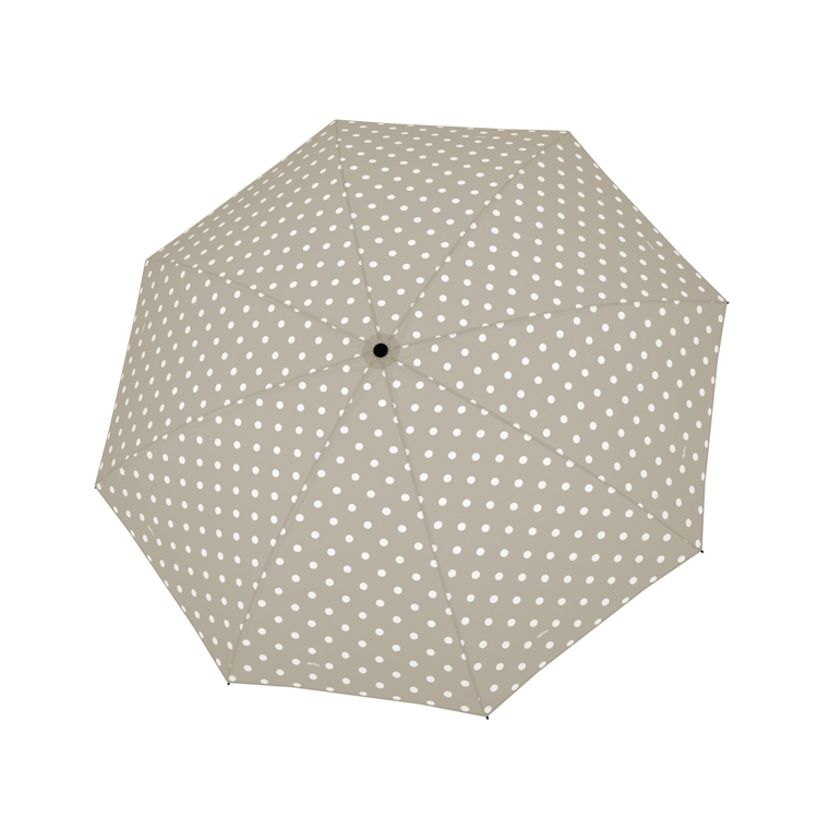 Obrázok z DERBY Hit Mini Dots Beige - dámský skládací deštník béžová