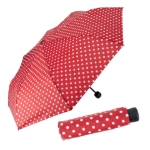 Obrázok z DERBY Mini Trend Gemustert dámský skládací deštník červená