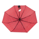 Obrázok z DERBY Mini Trend Gemustert dámský skládací deštník červená
