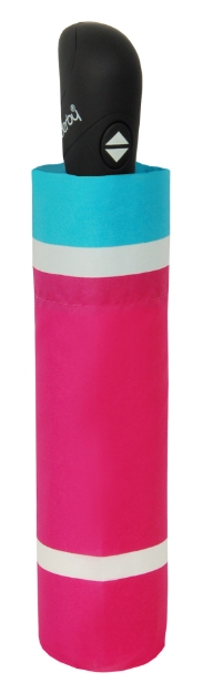 Obrázok z DERBY Magic Winner Strripes- plně automatický skládací deštník vícebarevný