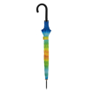 Obrázok z DOPPLER Fiber Flex Long AC Happy green - dámský holový vystřelovací deštník vícebarevný