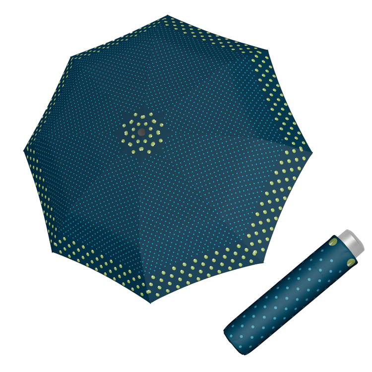 Obrázok z DOPPLER Mini Light Twinkle blue - dámský skládací deštník modrá